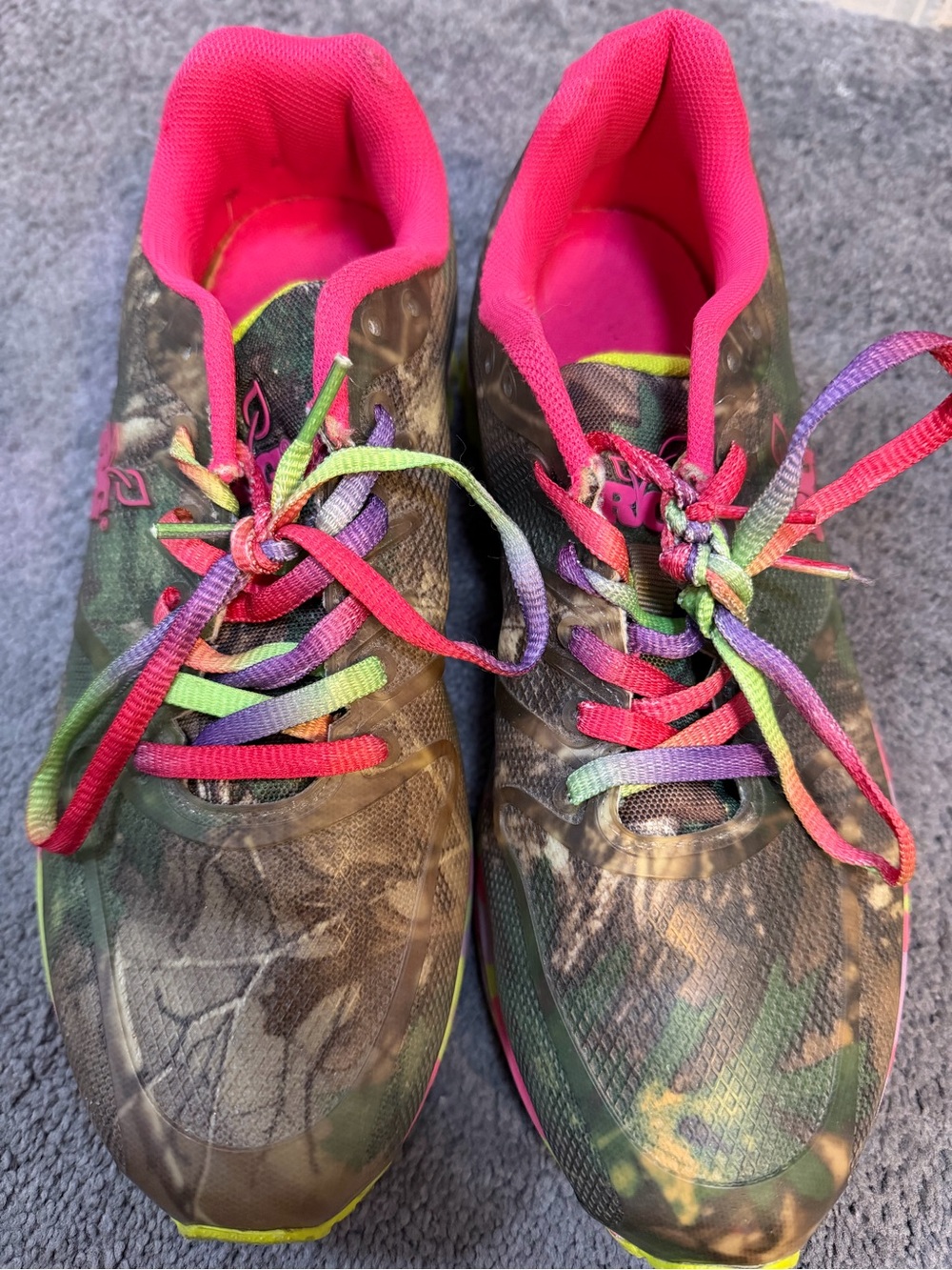 Realtree Camouflage Women's Athletic Sneakers with Pink Lining